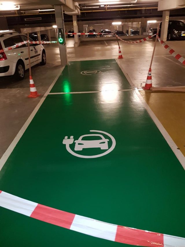 afrastering parkeergarage